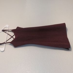 For-mula x size small burgundy mini dress
